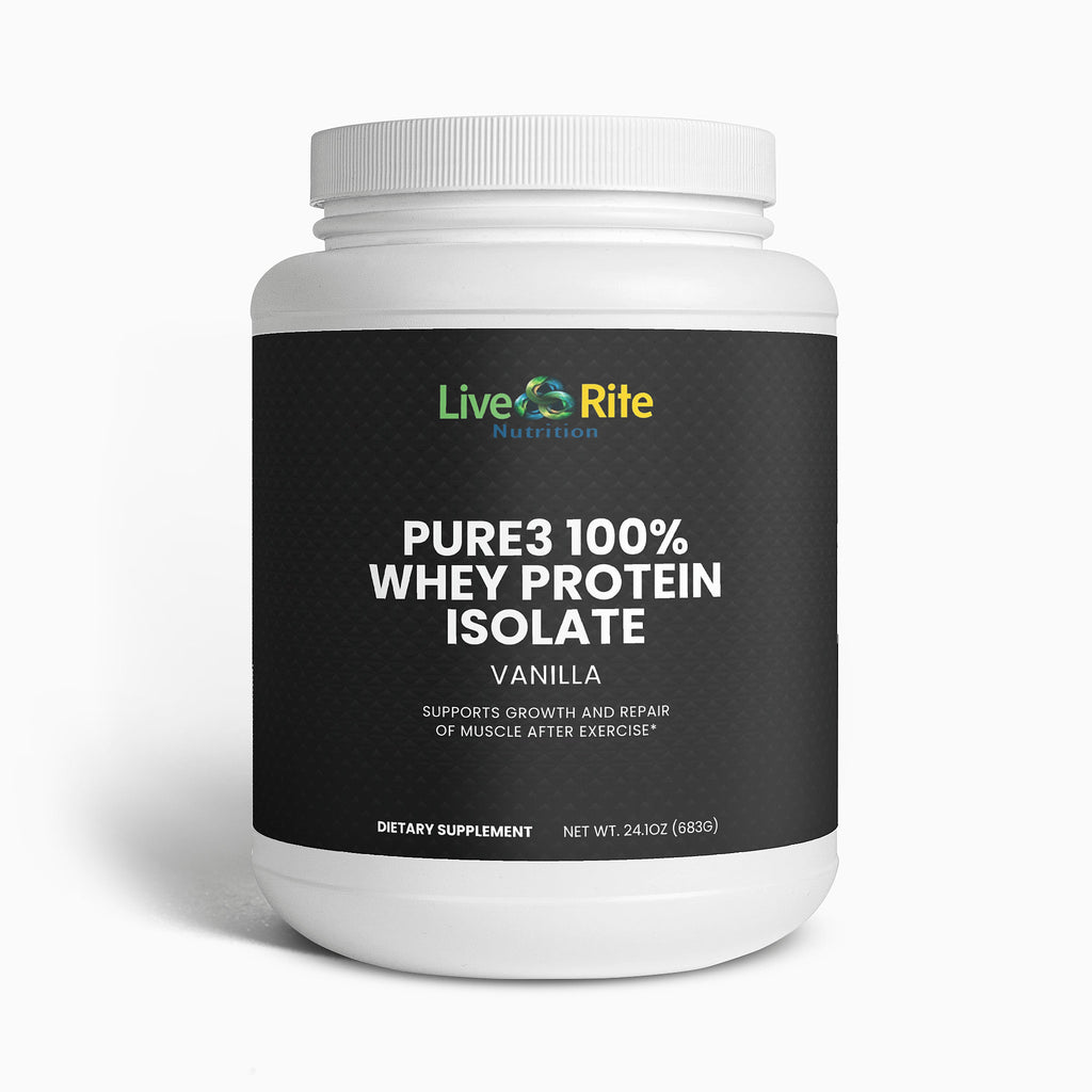 Pure3 100% Whey Protein Isolate (Vanilla)