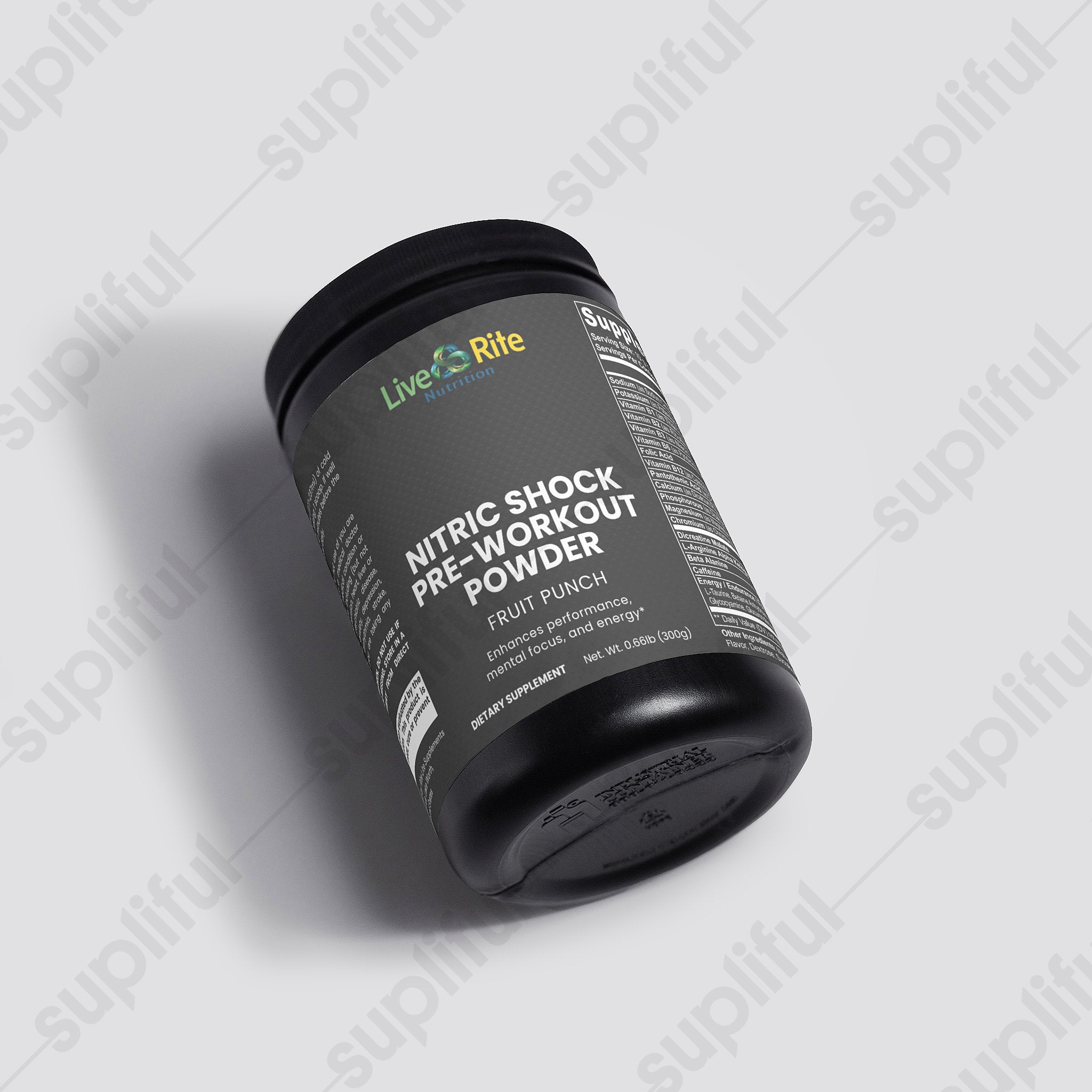 Nitric Shock Pre-Workout Powder (Fruit Punch)