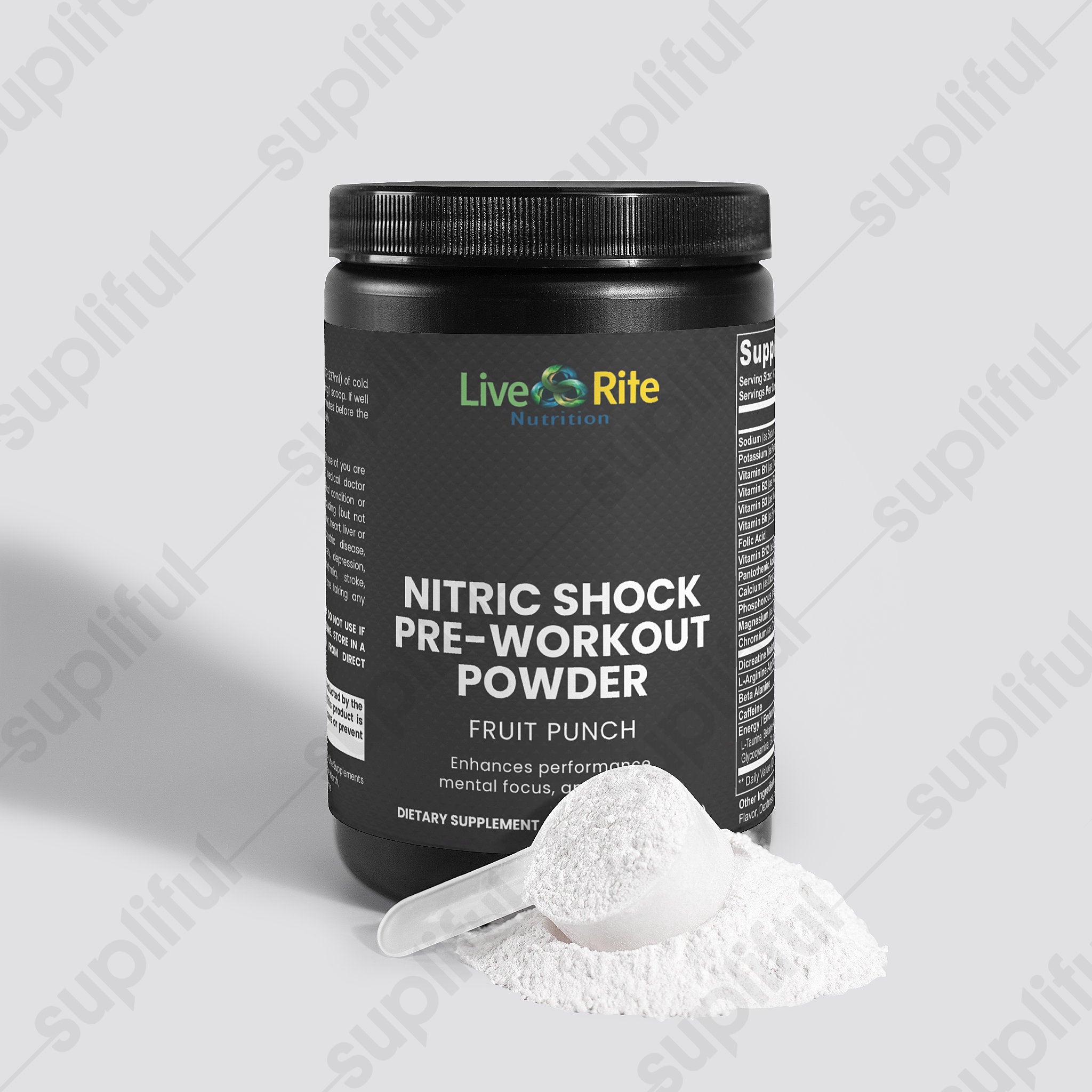 Nitric Shock Pre-Workout Powder (Fruit Punch)